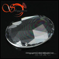 white cleary oval facets glass crystal GLOV0074